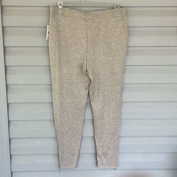 NWT PEYTON PRIMROSE BOUTIQUE PULL ON PANTS OATMEAL HEATHER SIZE LARGE - Picture 2 of 14